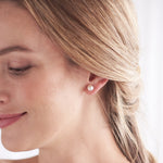 Bridal Pearl Stud Earrings