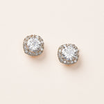 Gold Stud Earrings Bridal 