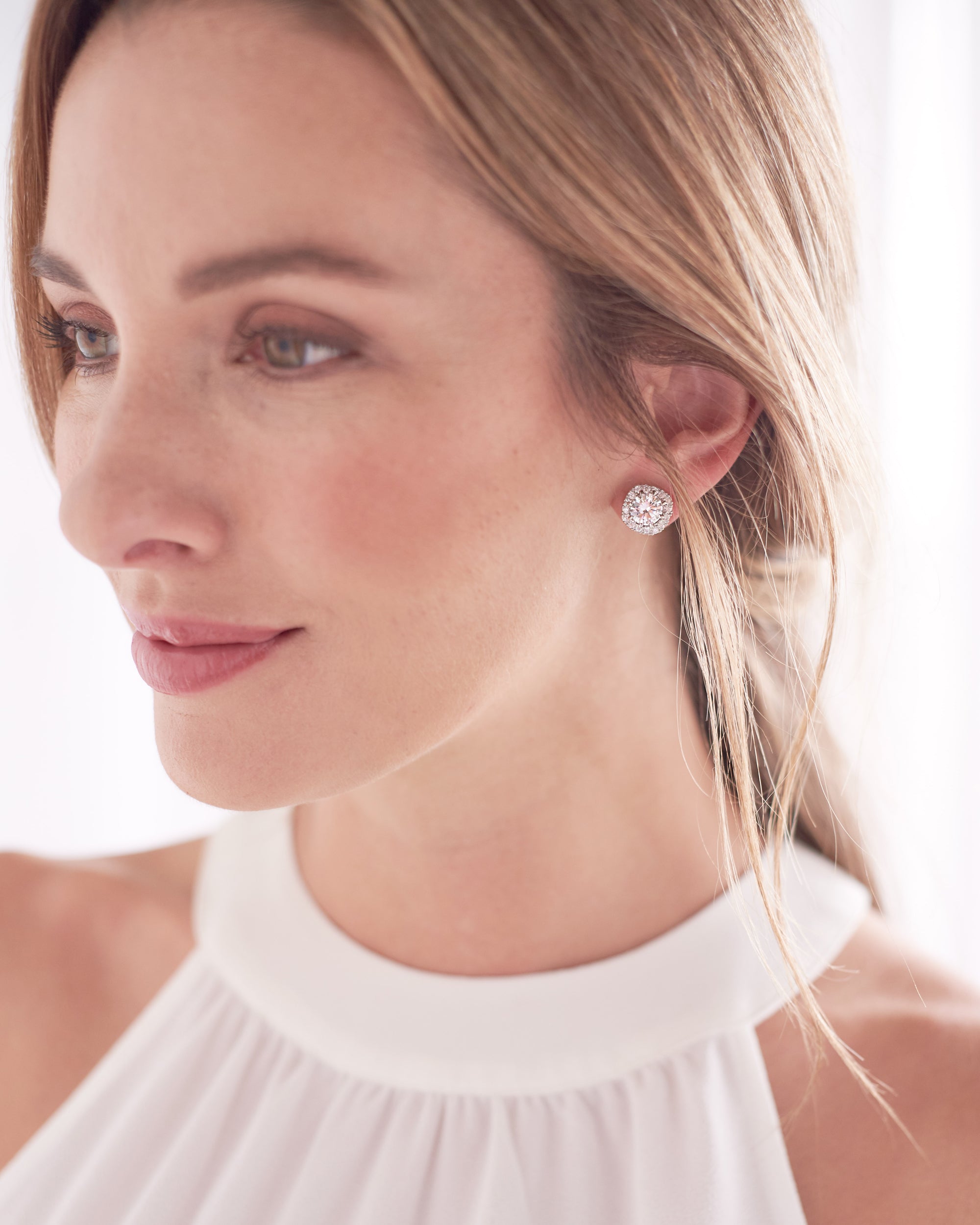 Halo Stud Earrings