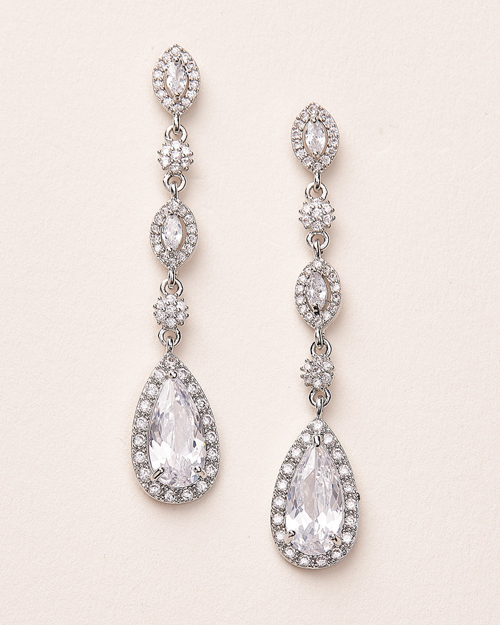 CZ Dangle Earrings