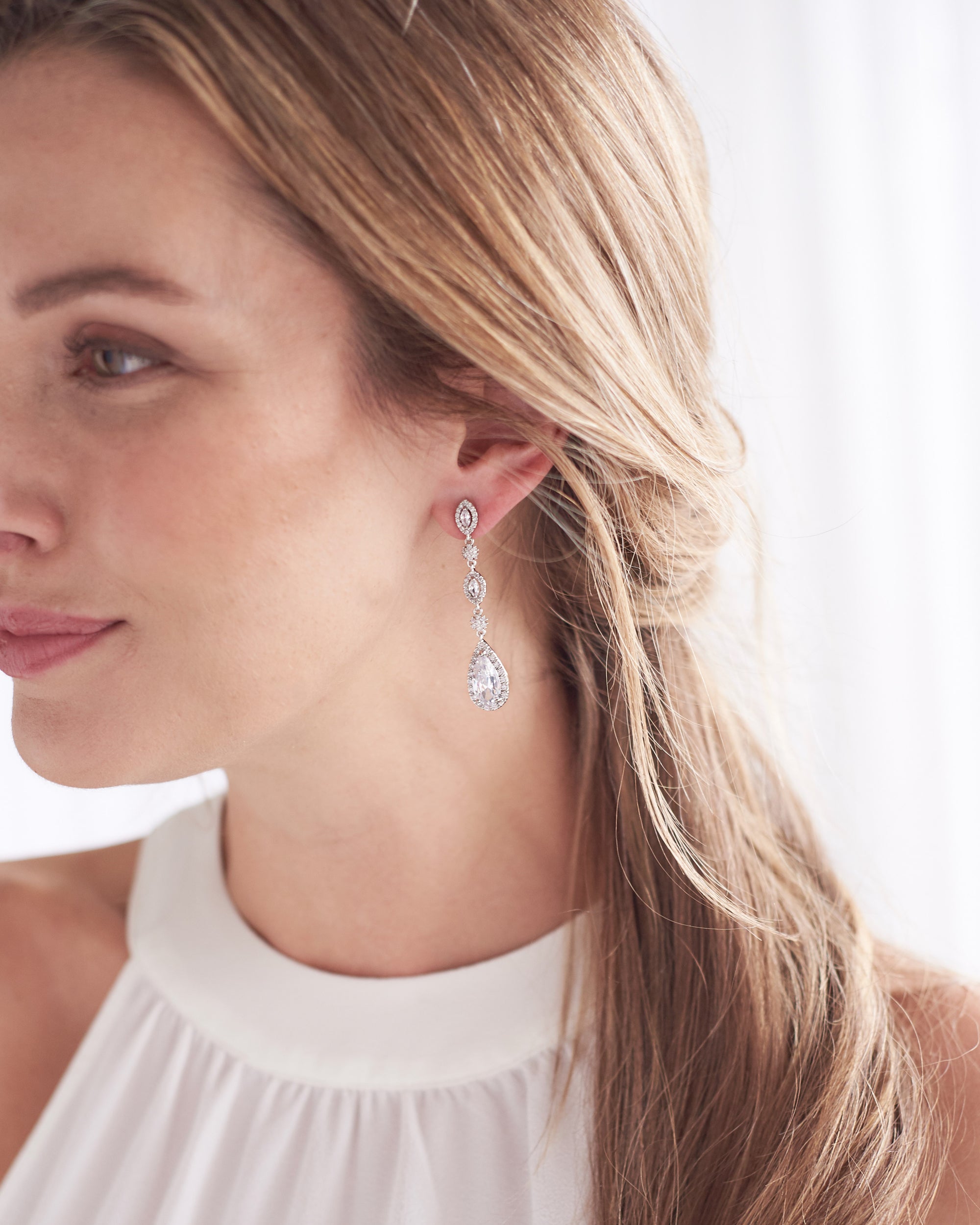 Bridal CZ Earrings