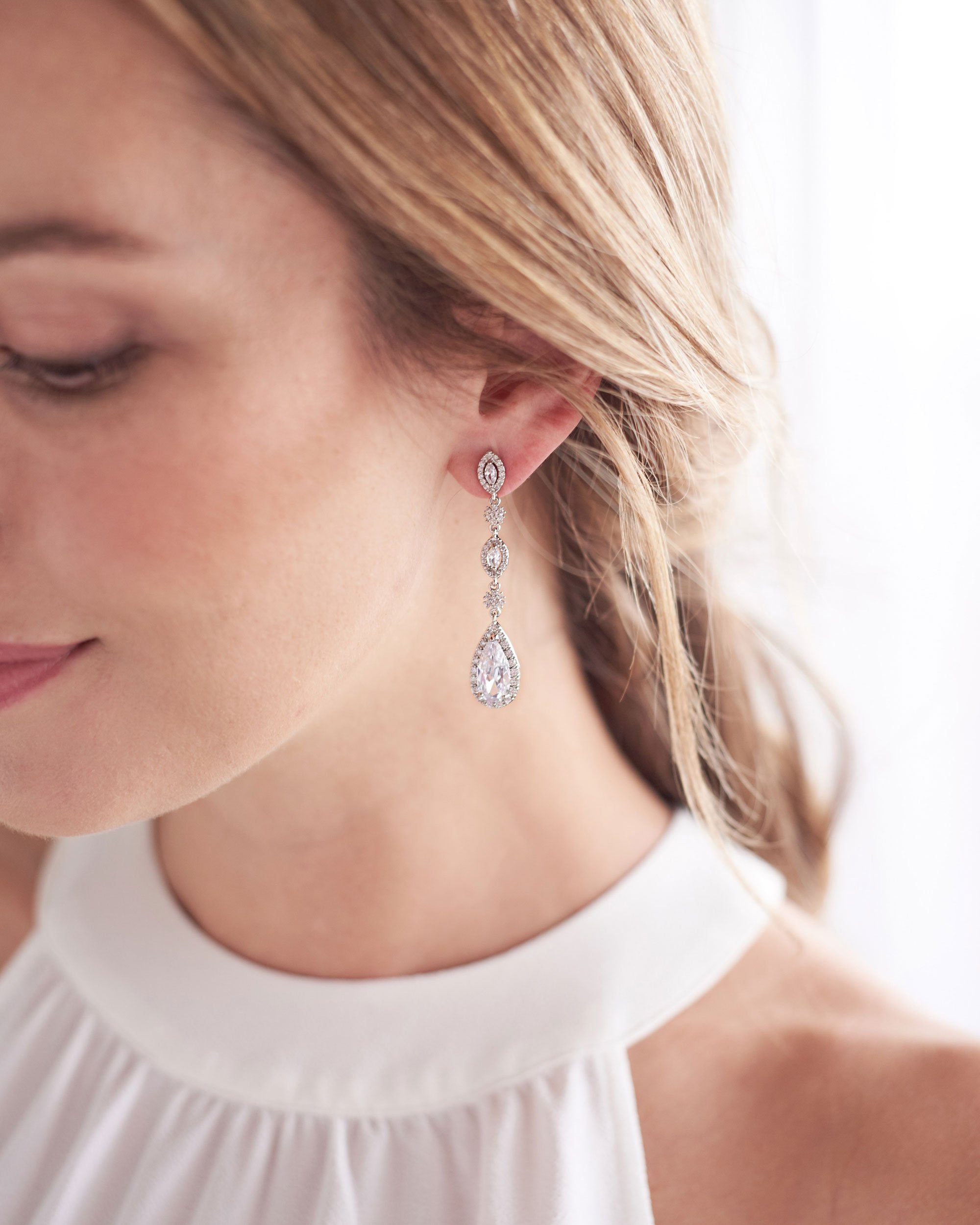 Chandelier Wedding Earrings