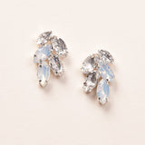 Opal Crystal Stud Earrings