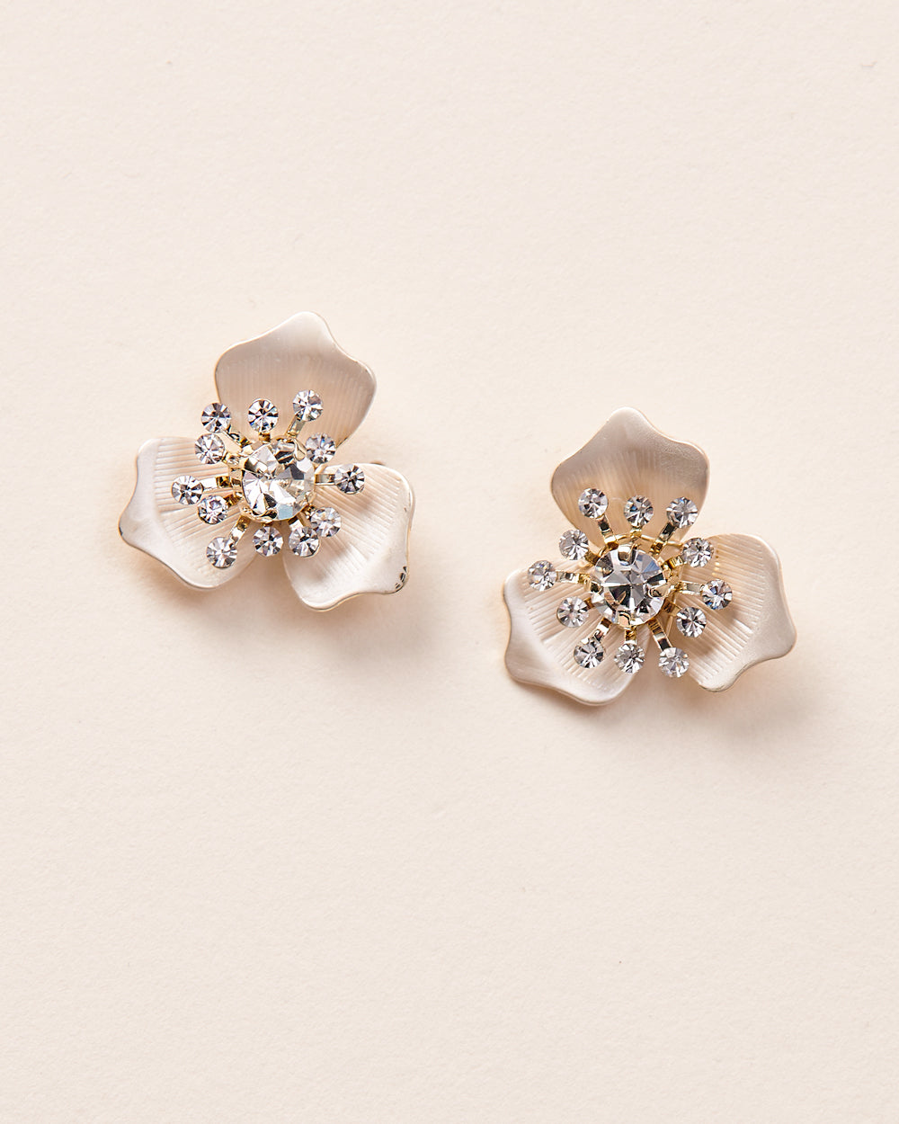 Gold Stud Earrings for Wedding