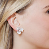 silver stud earrings for Wedding