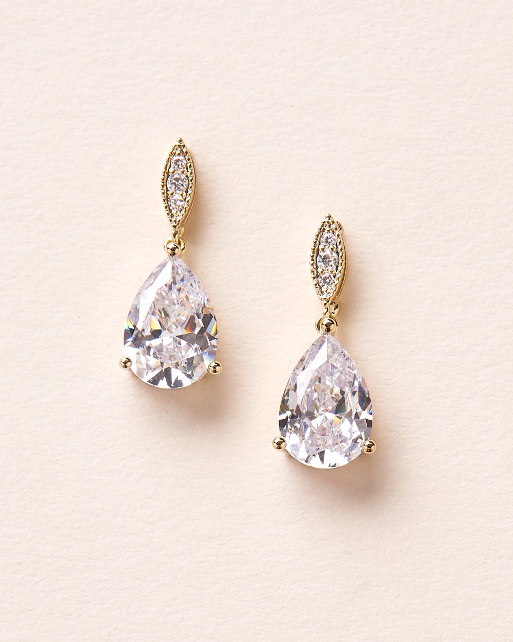 Gold Wedding Earrings