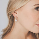 Small CZ Earrings Bride