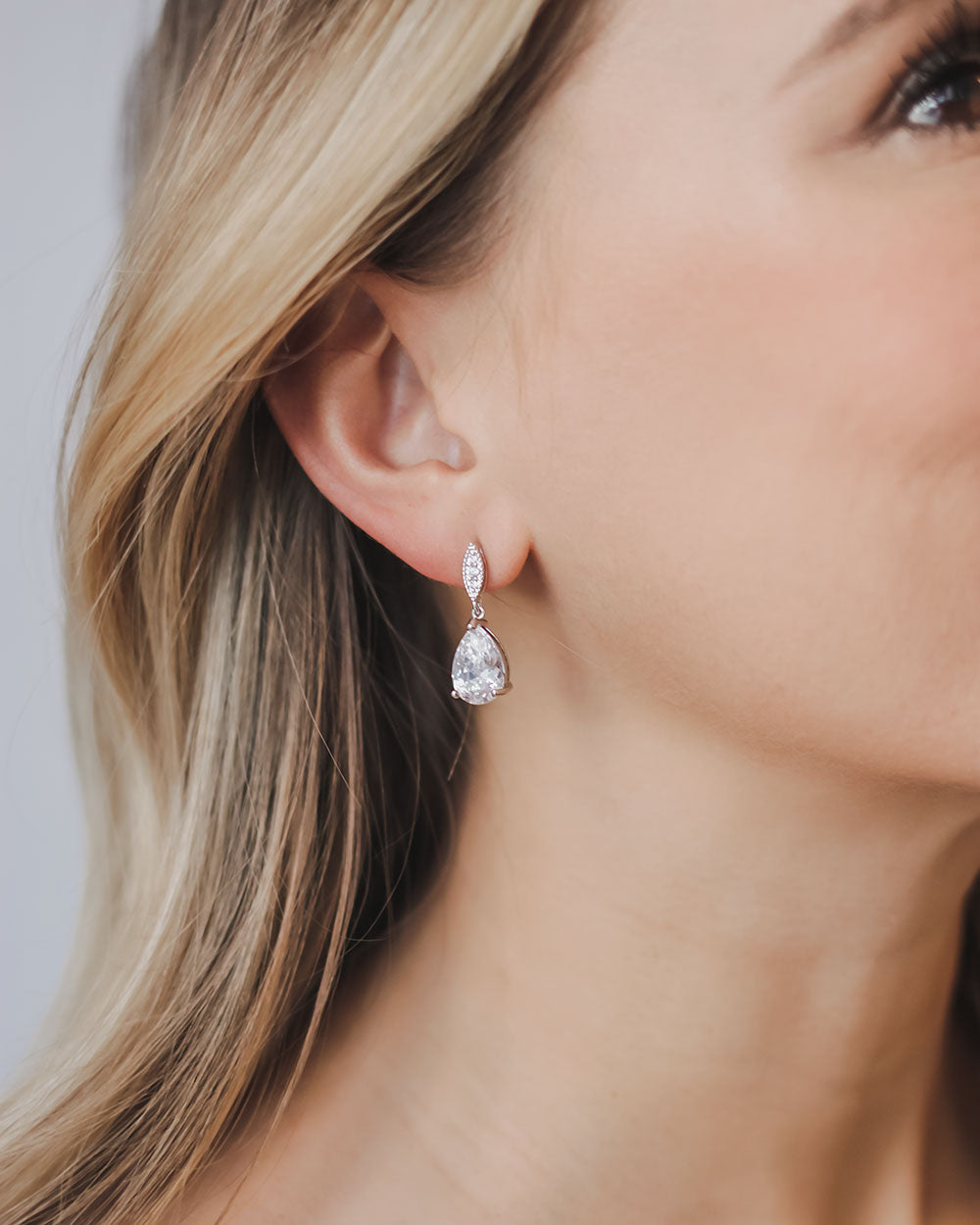 CZ Dangle Earrings