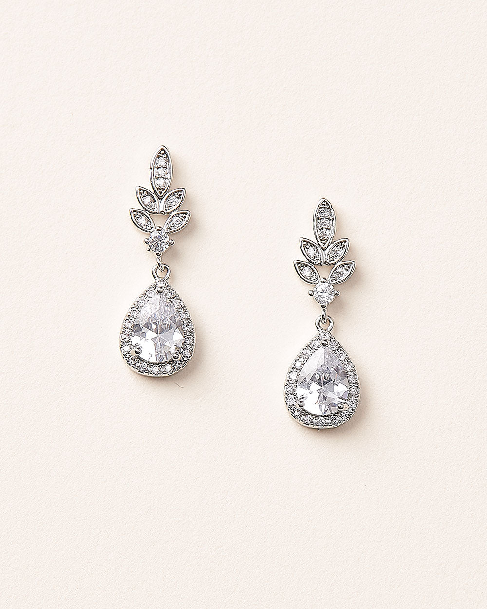 CZ Wedding Earrings