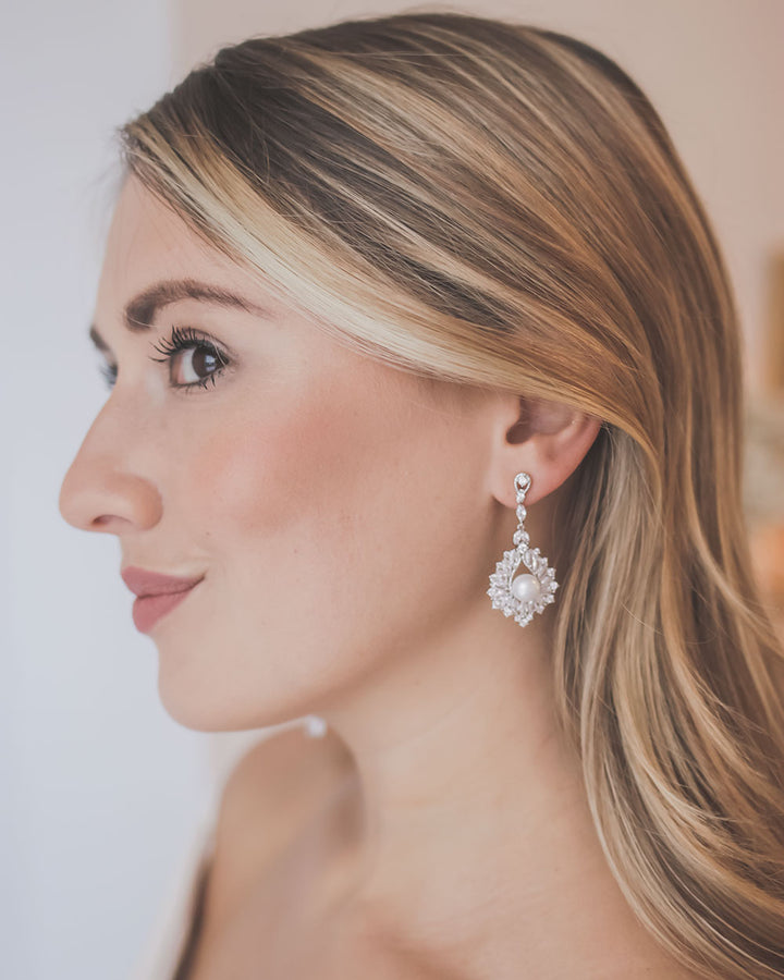 Pearl Wedding Earrings