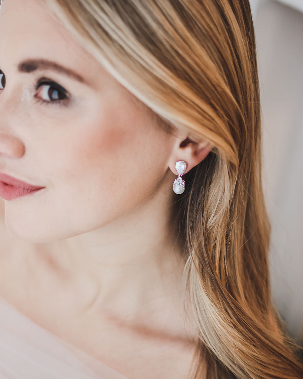 Wedding Earrings Pearl