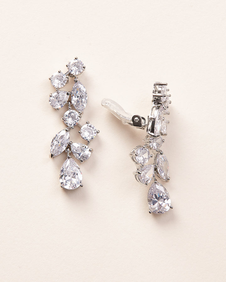 Scattered Vine CZ Earrings - Shop Bridal Jewelry | Dareth Colburn