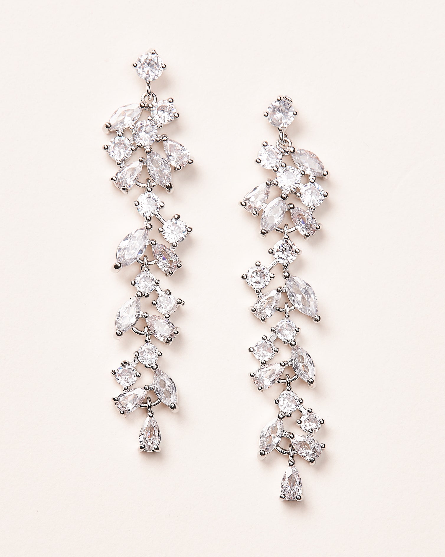 CZ Wedding Earrings