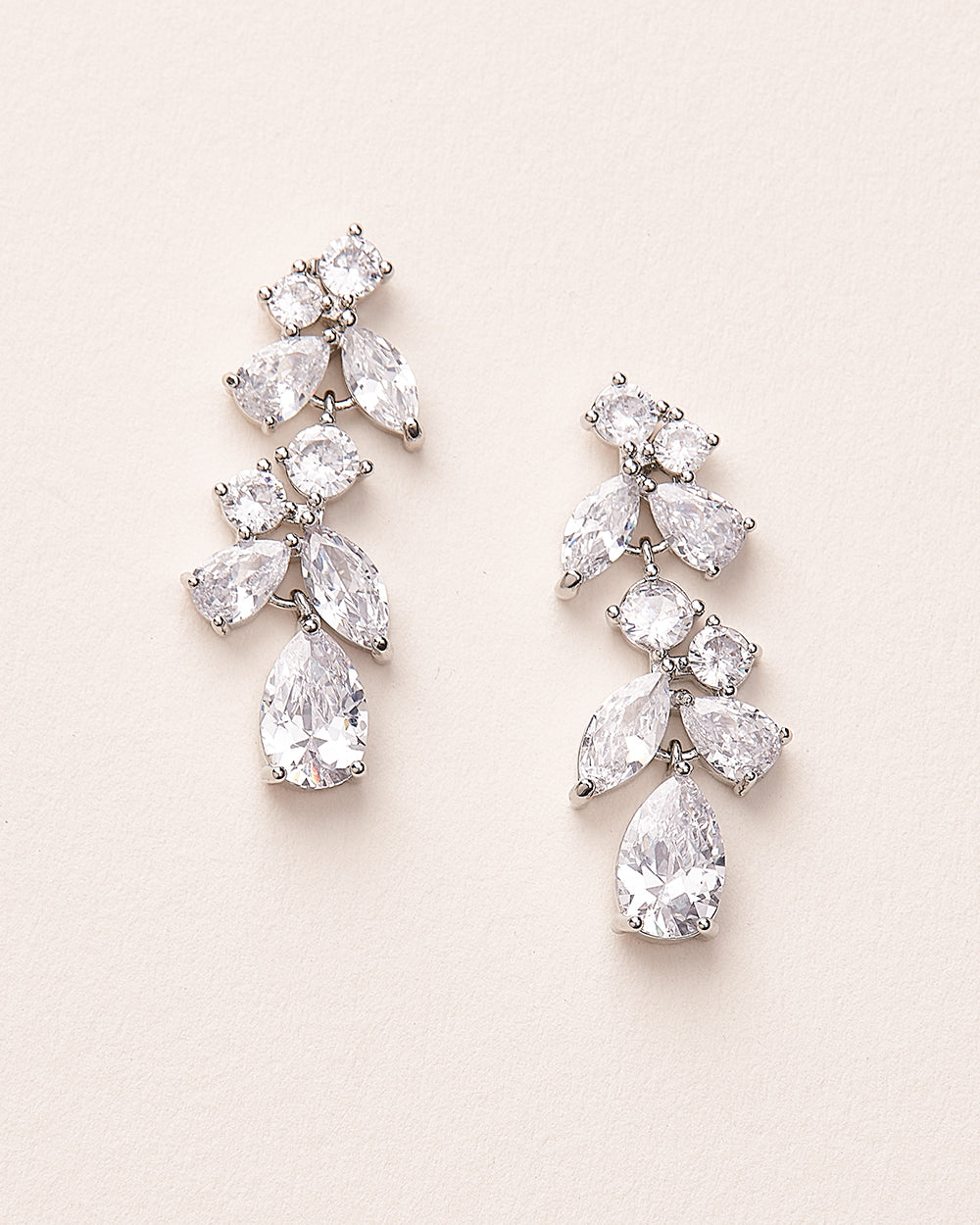 CZ Wedding Earrings