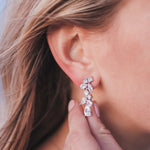 CZ Wedding Earrings