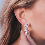 CZ Wedding Earrings