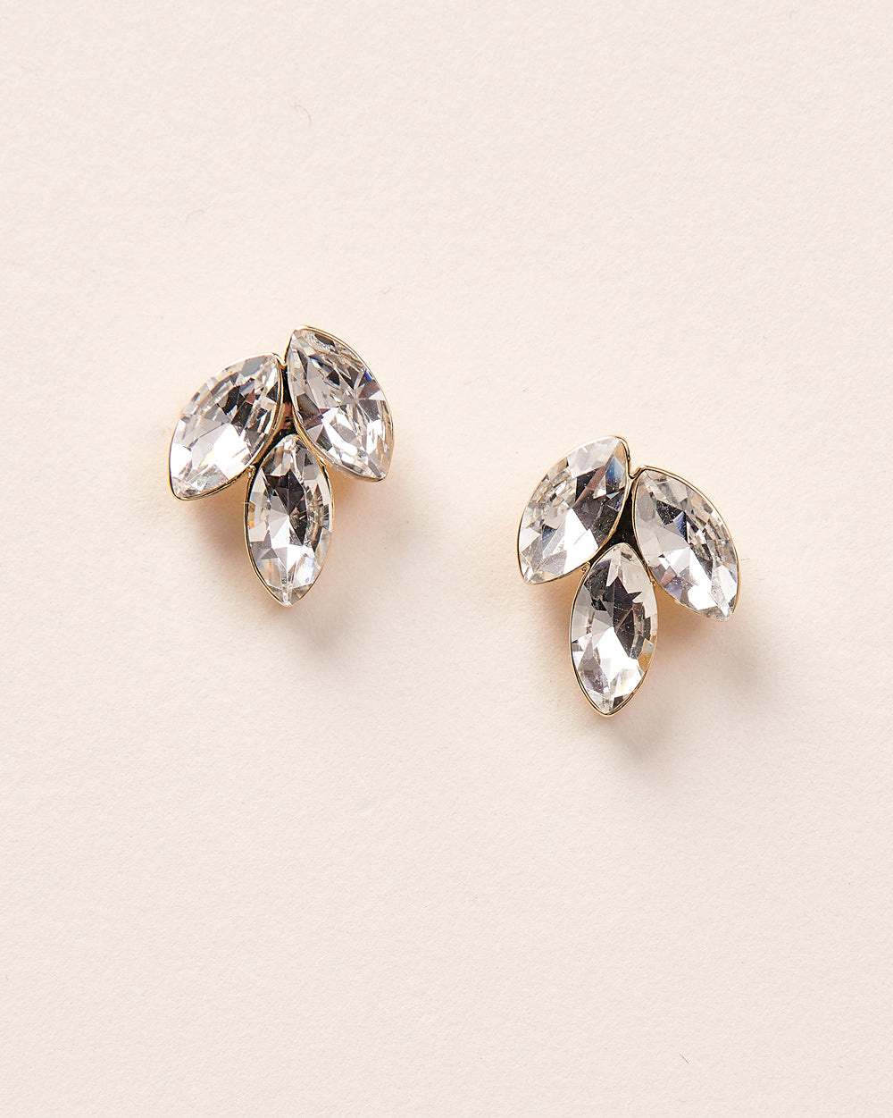 Gold Stud Earrings for Wedding