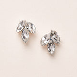Leaf Rhinestone Earrings