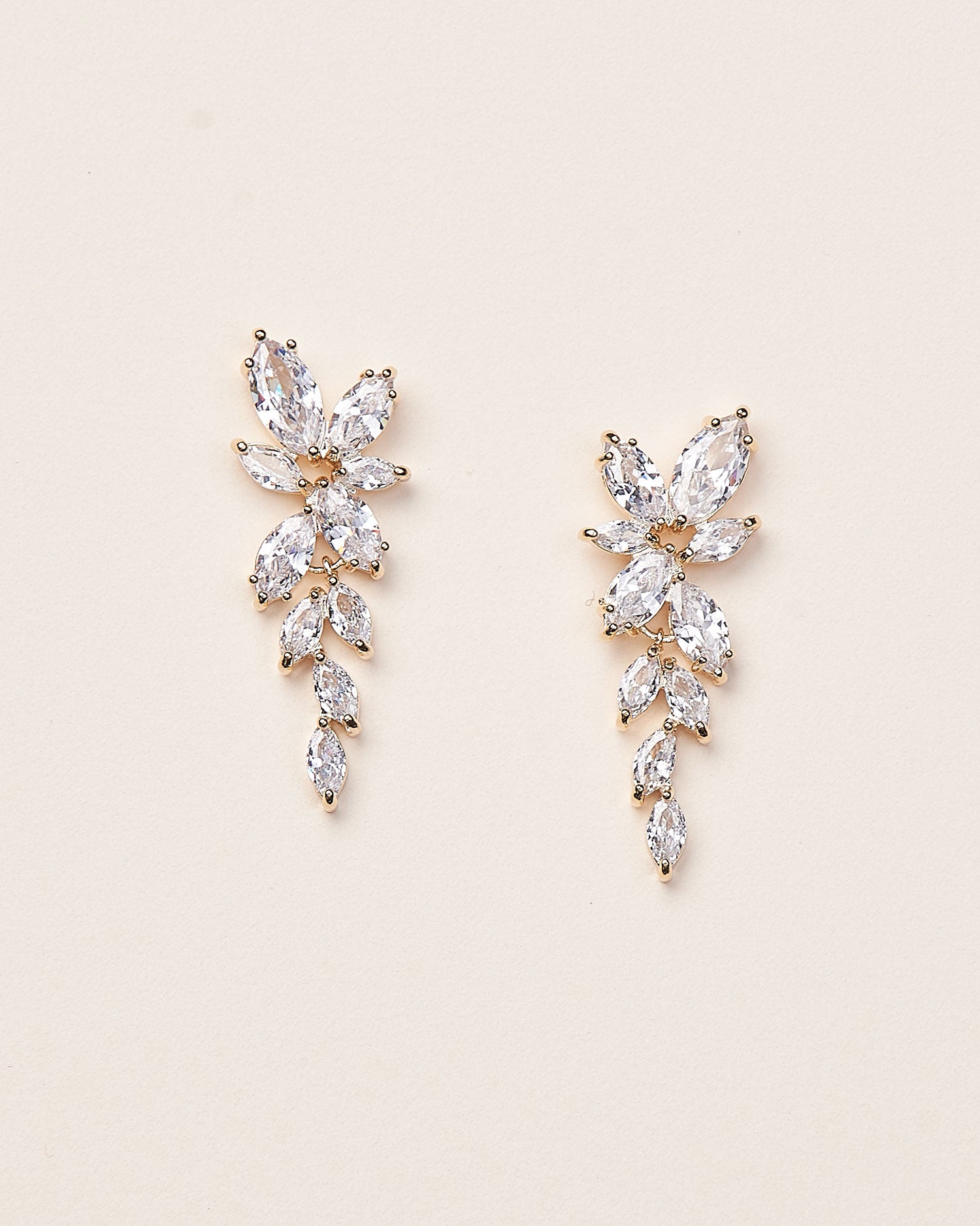 Nicole CZ Wedding Earrings - Shop Bridal Jewelry | Dareth Colburn