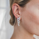 CZ Wedding Earrings