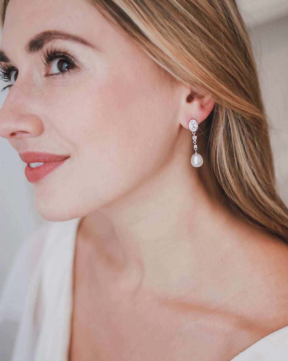 Pearl Wedding Earrings