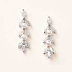 Pearl Dangle Wedding Earrings