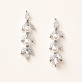 Pearl Dangle Wedding Earrings