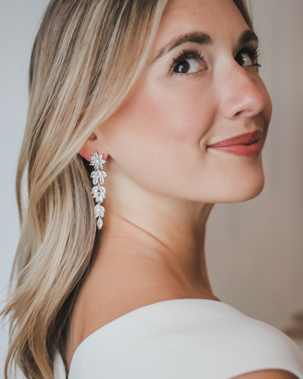 Bridal CZ Earrings