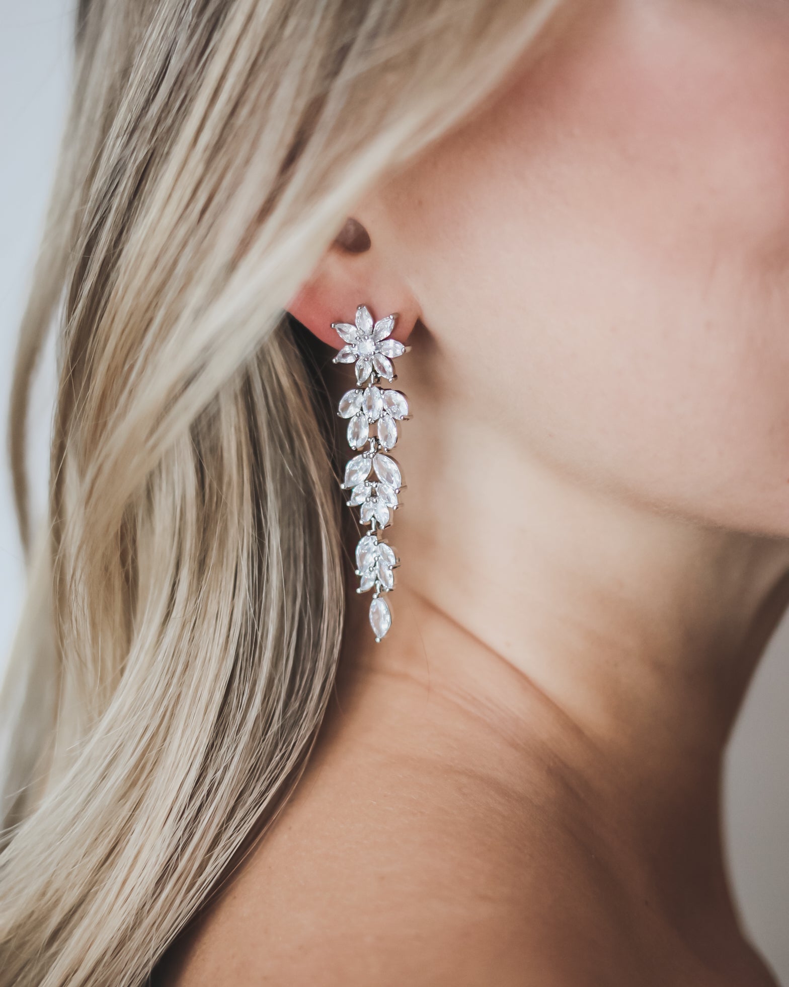 CZ Dangle Earrings