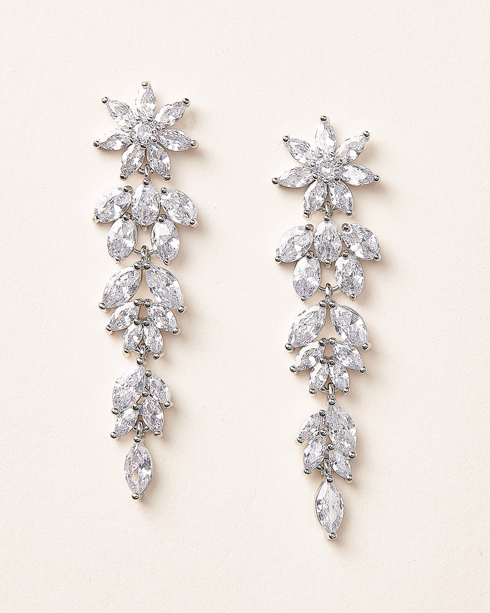 CZ Wedding Earrings