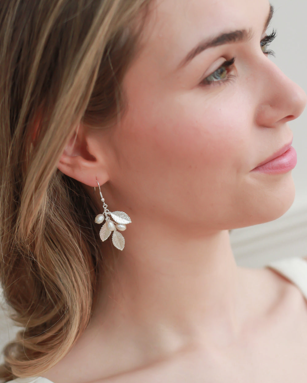Handmade Pearl Dangle Earrings