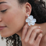 Crystal Floral Bridal Earrings