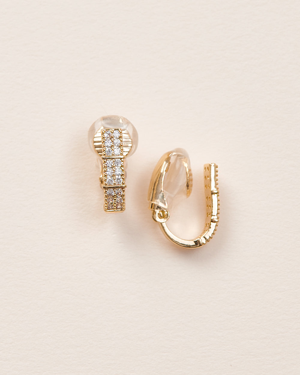 Gold Huggies Clip on
