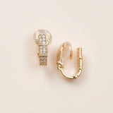 Gold Huggies Clip on