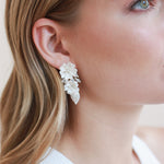 Floral Wedding Earrings