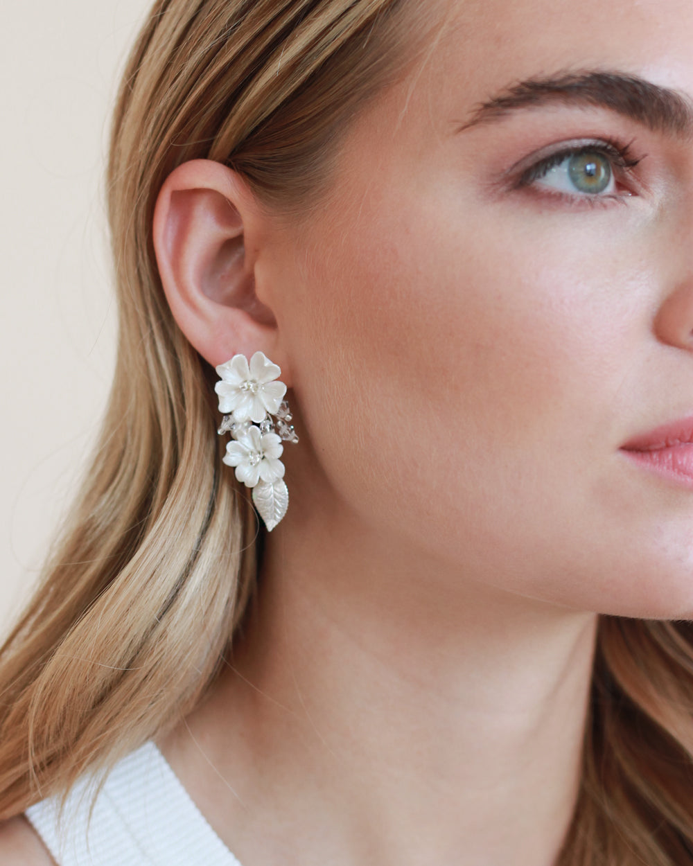 Wedding Floral Earrings