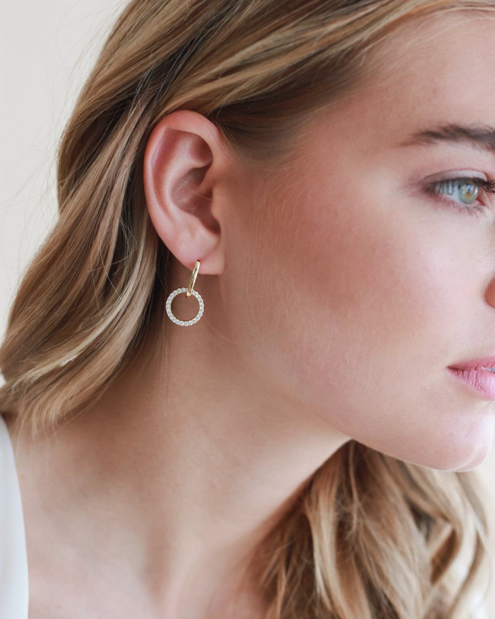 Gold Hoop Earrings Wedding