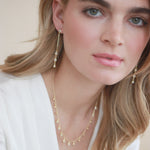 Gold Dangle Earrings 