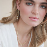 Gold Dangle Earrings 