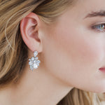 Floral Bridal Earrings