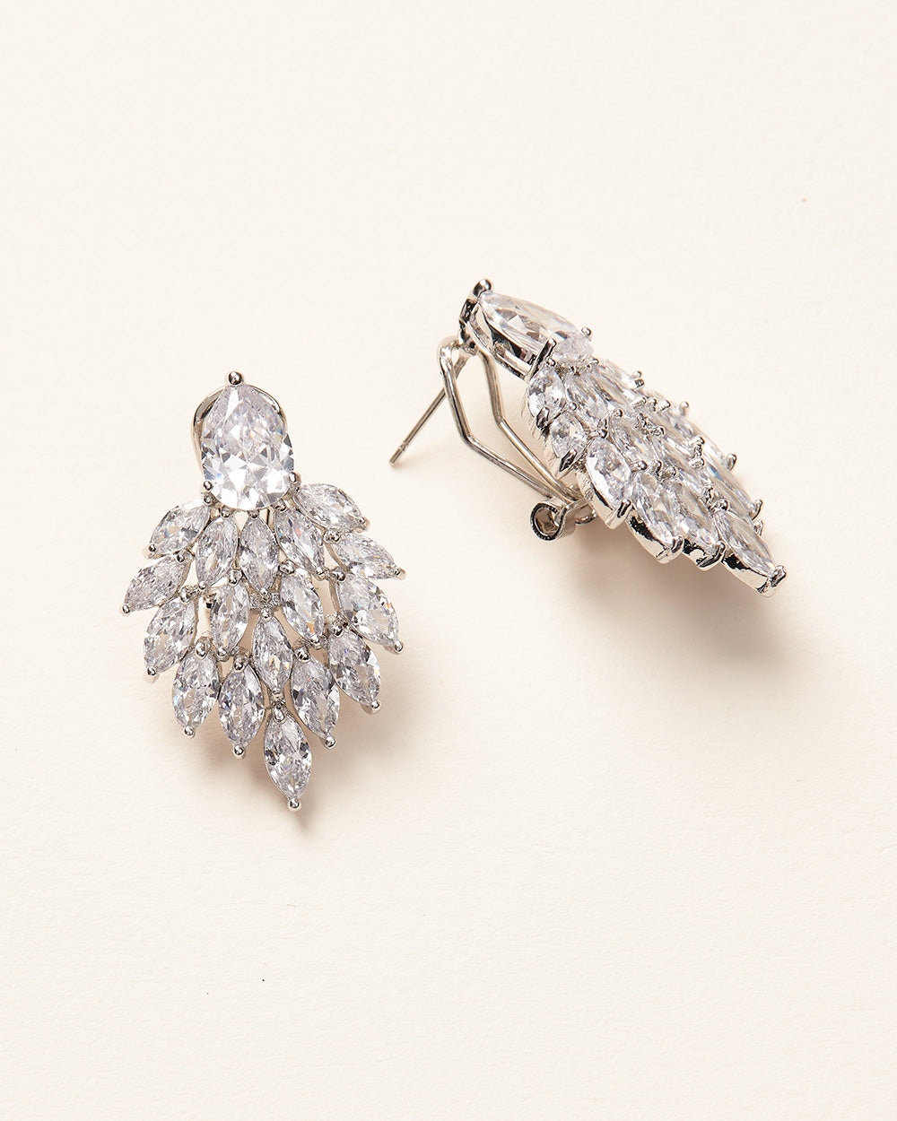 CZ Wedding Earrings