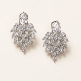 CZ Cluster Earrings