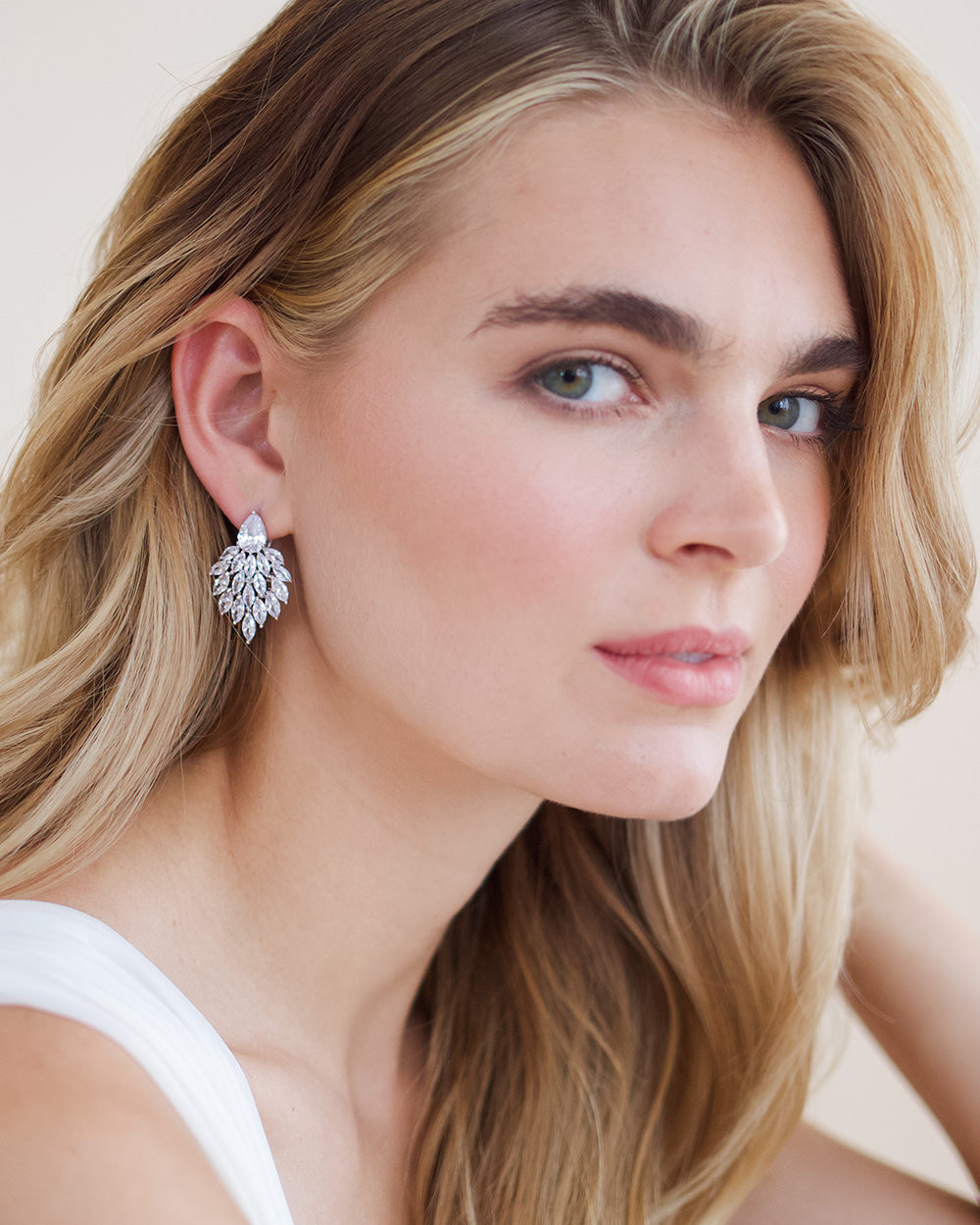 CZ Bridal Earrings