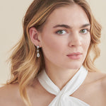 Bridal CZ Dangle Earrings