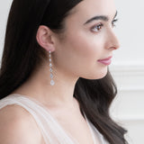 Long Dangle Earrings for Wedding