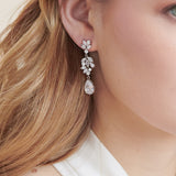 Helena CZ Dangle Earrings