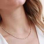 Gold CZ Necklace