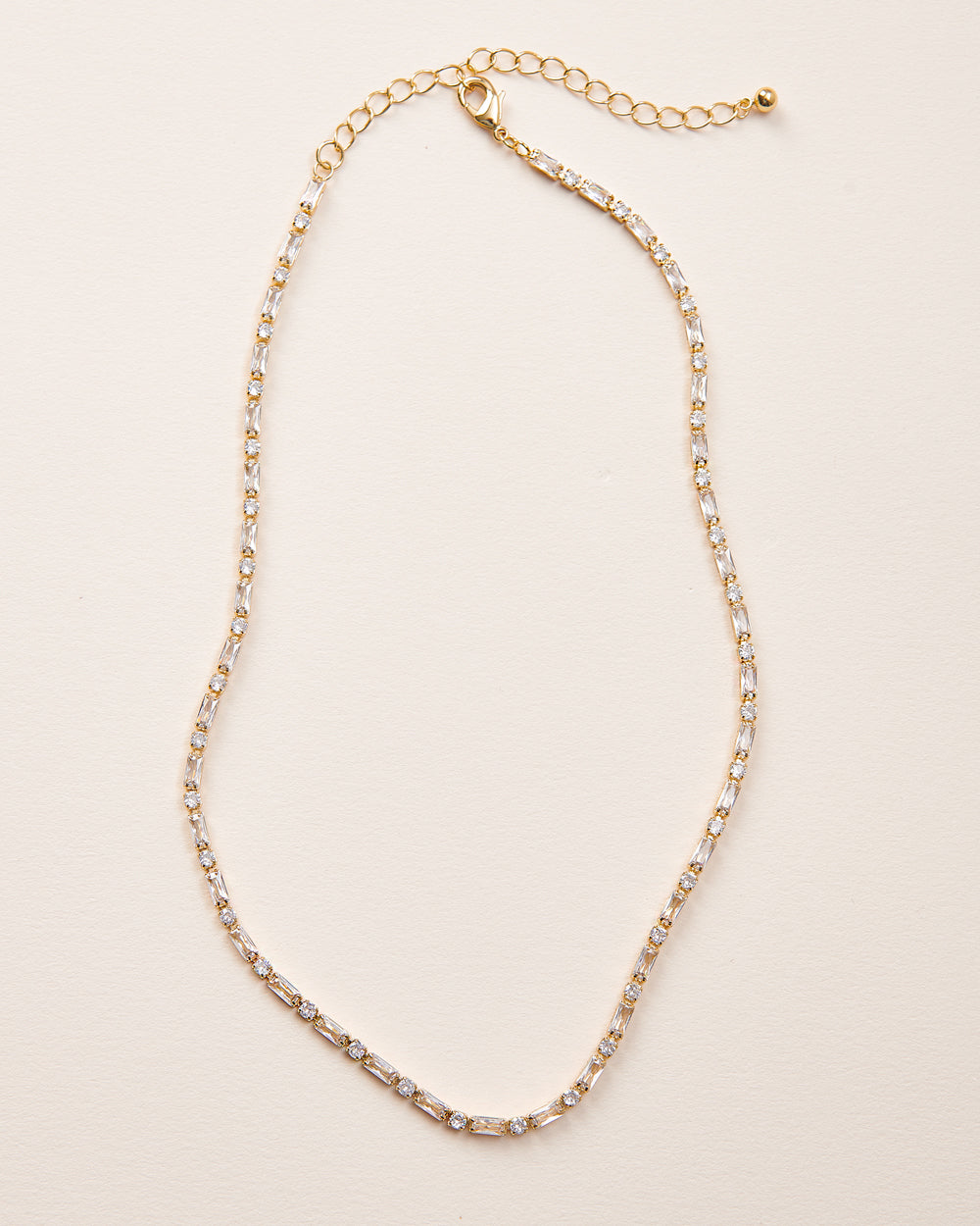 Gold CZ Necklace
