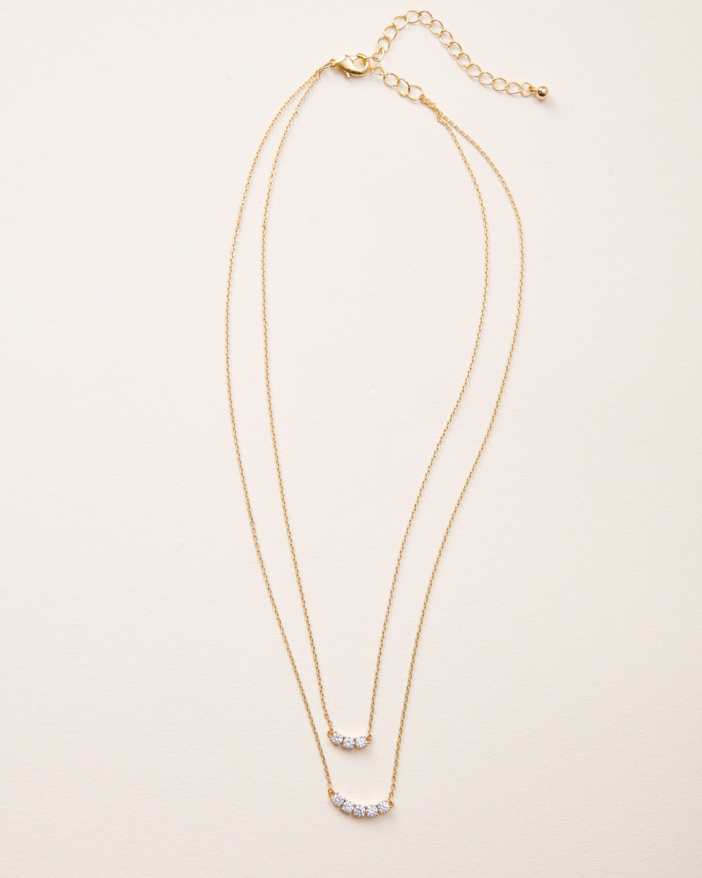 Gold two layer necklace