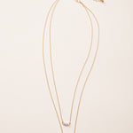 Gold two layer necklace